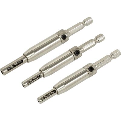 Sealey - AK3HD - Self-Centering Chamfered - Hinge - Drill Set Sealey - AK3HD - Self-Centering Chamfered - Hinge - Drill Set