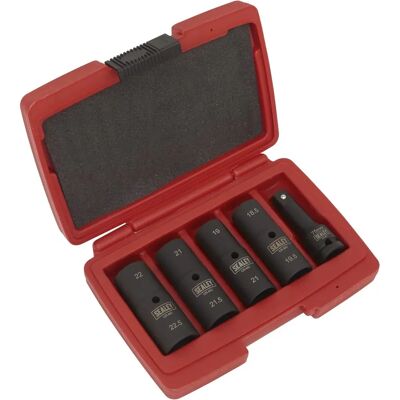 Conjunto de soquetes de impacto profundo Sealey SX1820 1/2" - Conjunto Conjunto de soquetes de impacto profundo Sealey SX1820 1/2" - Conjunto
