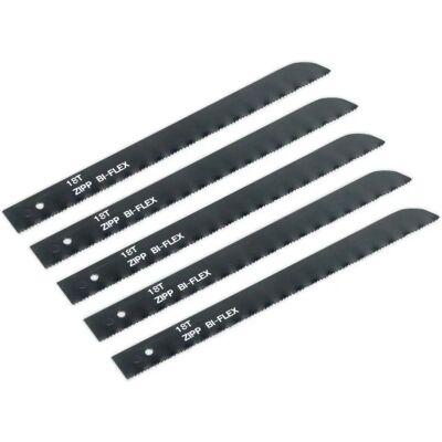 Sealey SA346/B18 Air Saw Blade - 18tpi Pack of 5 Sealey SA346/B18 Air Saw Blade - 18tpi Pack of 5