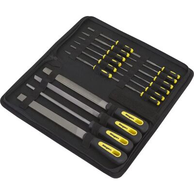 Sealey S05781 File Set 16pc Engineer's & Needle - File Set for Engineers & Needle Sealey S05781 File Set 16pc Engineer's & Needle - File Set for Engineers & Needle