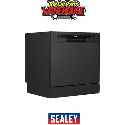 Dellonda Compact Tabletop Dishwasher 8 Place Settings - Black - DH88 Dellonda Compact Tabletop Dishwasher 8 Place Settings - Black - DH88