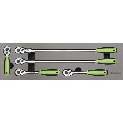 Sealey S01230 Spannungs-Ratschen-Schlüssel-Set - 5 Stück, 3/8"Antrieb Sealey S01230 Spannungs-Ratschen-Schlüssel-Set - 5 Stück, 3/8"Antrieb