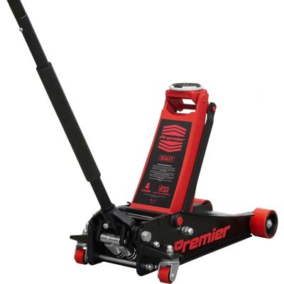 Sealey Sealey Premier Low Profile Trolley Jack 4 Tonne - Red - Trolley Jack Sealey Sealey Premier Low Profile Trolley Jack 4 Tonne - Red - Trolley Jack