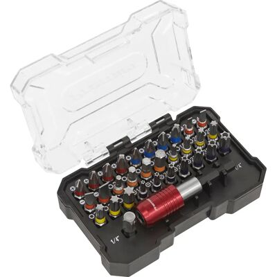 Sealey 32-delige gekleurde power tool bits set - S2 staal Sealey 32-delige gekleurde power tool bits set - S2 staal
