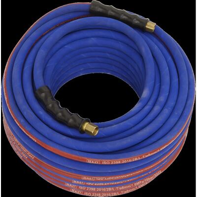 Sealey Air Hose 30m Ø8mm - 1/4" BSP Unions - Heavy-Duty Sealey Air Hose 30m Ø8mm - 1/4" BSP Unions - Heavy-Duty