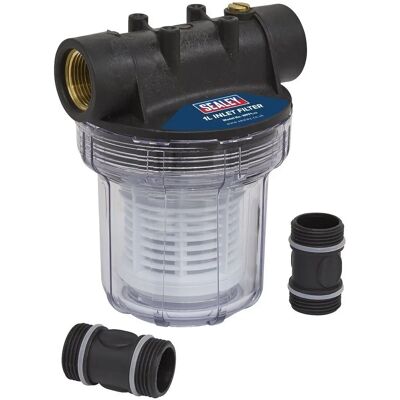Sealey WPF1 Inlet Filter for Surface Mounting Pumps - 1L Sealey WPF1 Inlet Filter for Surface Mounting Pumps - 1L