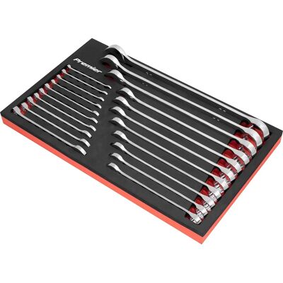 Zestaw kluczy nasadowych Sealey Ak63021 z hartowanej stali chrom-vanadium - 21 szt. Zestaw kluczy nasadowych Sealey Ak63021 z hartowanej stali chrom-vanadium - 21 szt.