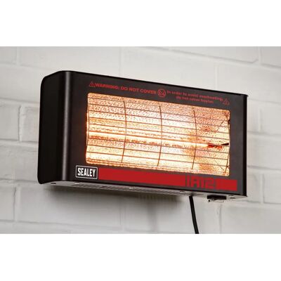 Sealey Wall Mount Infrared Quartz Heater - Wall Mounting - 1200W 230V - Ir12 Sealey Wall Mount Infrared Quartz Heater - Wall Mounting - 1200W 230V - Ir12
