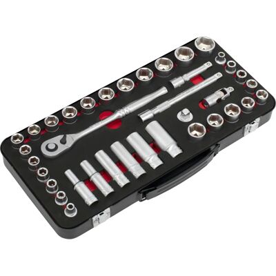 Sealey Premier Platinum Socket Set - 37 Pieces Sealey Premier Platinum Socket Set - 37 Pieces