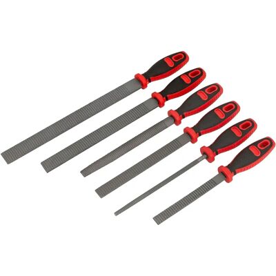 Sealey Premier Rasp File Set 6 Pieces - Wood Shaping Tools Sealey Premier Rasp File Set 6 Pieces - Wood Shaping Tools