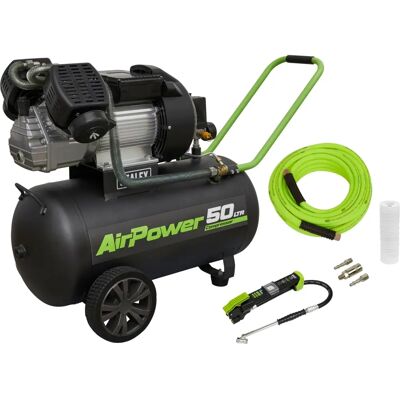 Sealey Sac5030vekit 50L V-Twin Air Compressor - Power Tools Sealey Sac5030vekit 50L V-Twin Air Compressor - Power Tools