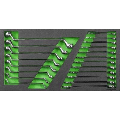 Sealey S01273 Siegen Tool Set - 20pc Combination & Deep Offset Spanners Sealey S01273 Siegen Tool Set - 20pc Combination & Deep Offset Spanners