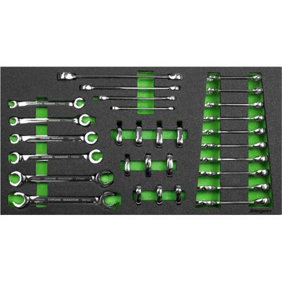 Siegen S01274 Tool Set - 30pc Metric Spanner Tray Siegen S01274 Tool Set - 30pc Metric Spanner Tray