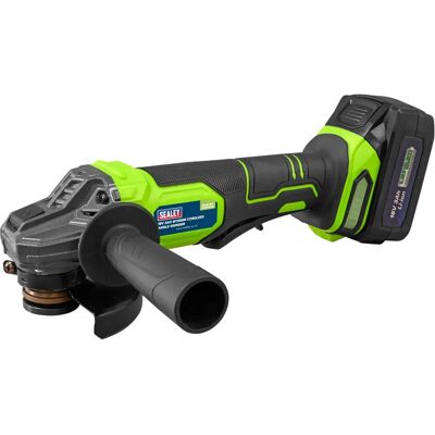 Sealey Model Cp401lihv - 115mm Cordless Angle Grinder - Green Sealey Model Cp401lihv - 115mm Cordless Angle Grinder - Green