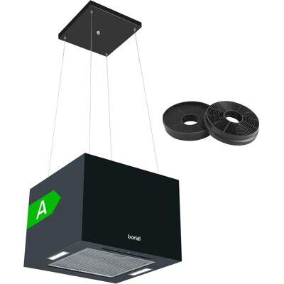 Dellonda Island Cooker Hood - Black Dellonda Island Cooker Hood - Black