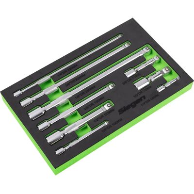 Siegen By Sealey 9 Piece Mixed Drive Wobble Extension Bar Set - Extension Bar Set Siegen By Sealey 9 Piece Mixed Drive Wobble Extension Bar Set - Extension Bar Set