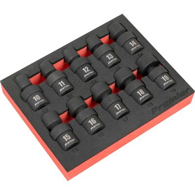Sealey AK68220 Schlagschlüssel-Satz 3/8" Sq Antrieb 10 Stück - Impact Tools Sealey AK68220 Schlagschlüssel-Satz 3/8" Sq Antrieb 10 Stück - Impact Tools