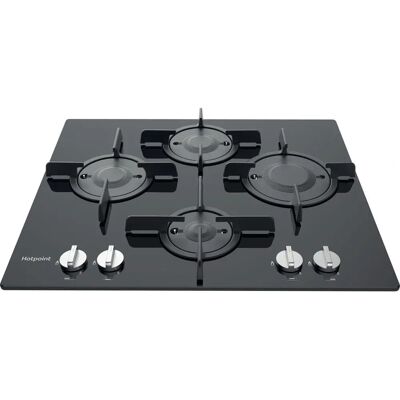 Hotpoint FTGHG 641 D/H - Black - Gas Hob Hotpoint FTGHG 641 D/H - Black - Gas Hob