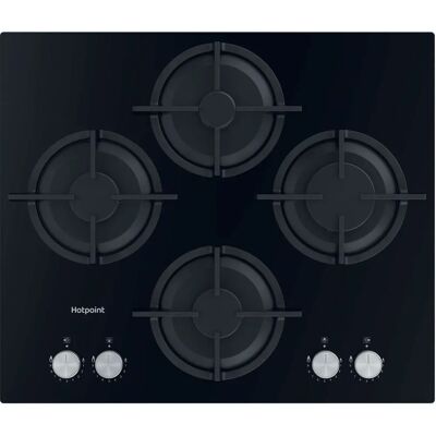 Hotpoint HGS 61S BK - Black - Gas Hob Hotpoint HGS 61S BK - Black - Gas Hob
