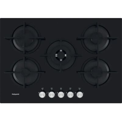 Hotpoint HGS 72S BK - Black - Gas Hob Hotpoint HGS 72S BK - Black - Gas Hob