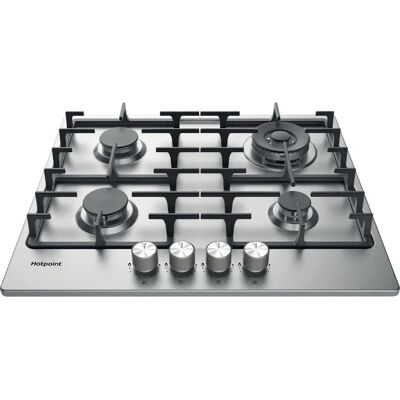 Hotpoint PPH 60G DF IX UK - Silver - Gas Hob Hotpoint PPH 60G DF IX UK - Silver - Gas Hob