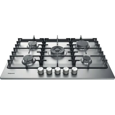 Hotpoint PPH75GDFIXUK - Silver - Gas Hob Hotpoint PPH75GDFIXUK - Silver - Gas Hob