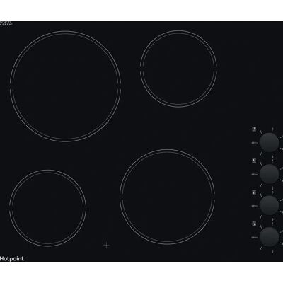 Hotpoint HR620RH - Black - Cooktop Hotpoint HR620RH - Black - Cooktop