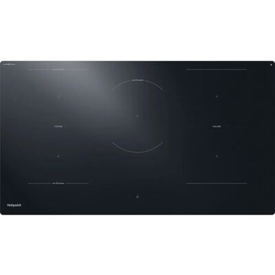 Hotpoint Hex9024dcff2 Black Induction Hob - 5 Zones Hotpoint Hex9024dcff2 Black Induction Hob - 5 Zones