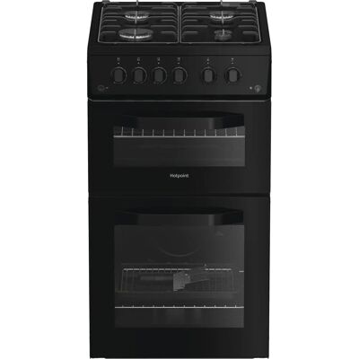 Hotpoint HTG5GCB Gas Black - Gas Cooker Hotpoint HTG5GCB Gas Black - Gas Cooker