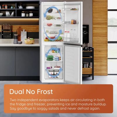 Hotpoint Dual No Frost HPK 26363 W4UK 60/40 Fridge Freezer - Fridge Freezer Hotpoint Dual No Frost HPK 26363 W4UK 60/40 Fridge Freezer - Fridge Freezer