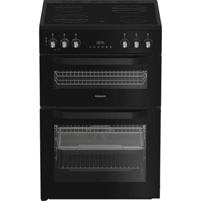Hotpoint HDE6VDCASB1 Freestanding Cooker - Black Hotpoint HDE6VDCASB1 Freestanding Cooker - Black