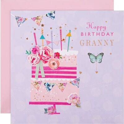 Hallmark ECM25558622 Design gâteau multicolore 16x16 cm Carte Hallmark ECM25558622 Design gâteau multicolore 16x16 cm Carte