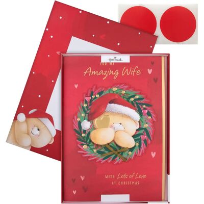 Hallmark - 25575198 - Forever Friends Medve korona - FSC-tanúsított - Üdvözlőlap Hallmark - 25575198 - Forever Friends Medve korona - FSC-tanúsított - Üdvözlőlap
