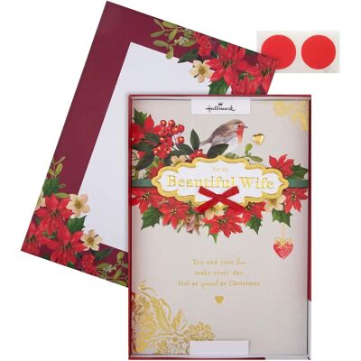Hallmark - 25575229 - Pour femme - Carte de Noël - Card Hallmark - 25575229 - Pour femme - Carte de Noël - Card