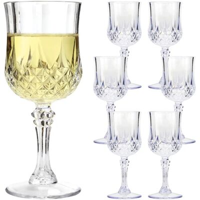 Taylor Vintage Crystal Wine Glasses - 24 & 18 pcs - Outdoor Party Taylor Vintage Crystal Wine Glasses - 24 & 18 pcs - Outdoor Party