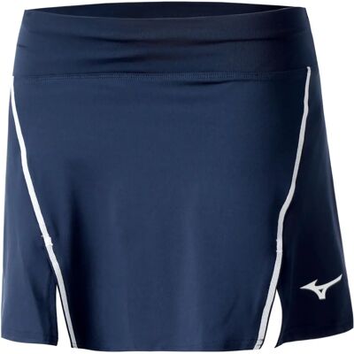Mizuno Hex Rect Blau Rock - Tennisskirt für Damen Mizuno Hex Rect Blau Rock - Tennisskirt für Damen