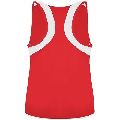 Mizuno Kinderen Unisex Team Authentic Rood/wit Singlet - Maat L Mizuno Kinderen Unisex Team Authentic Rood/wit Singlet - Maat L