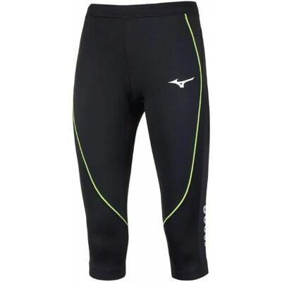 Mizuno Premium 3/4 Leggings Noirs pour Femmes - Pantalon - Publicité Mizuno Premium 3/4 Leggings Noirs pour Femmes - Pantalon - Publicité