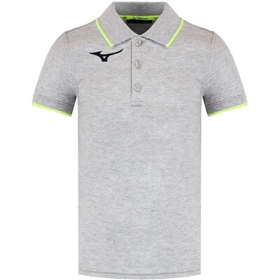 Mizuno Logo Kinder Graues Poloshirt - Polo Shirt Mizuno Logo Kinder Graues Poloshirt - Polo Shirt