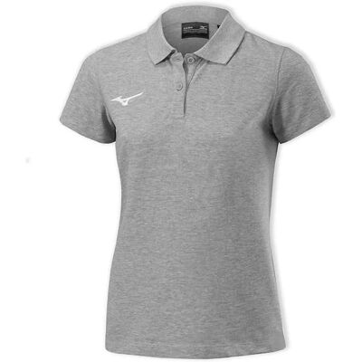 Polo Gris Shizuoka MIZUNO pour Femmes - Fitness - Publicité Polo Gris Shizuoka MIZUNO pour Femmes - Fitness - Publicité