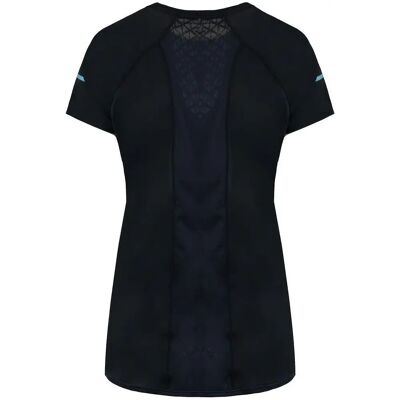 Mizuno Alpha Vrouwen Zwart T-Shirt - Training - Kort Mouw - Ronde Hals Mizuno Alpha Vrouwen Zwart T-Shirt - Training - Kort Mouw - Ronde Hals