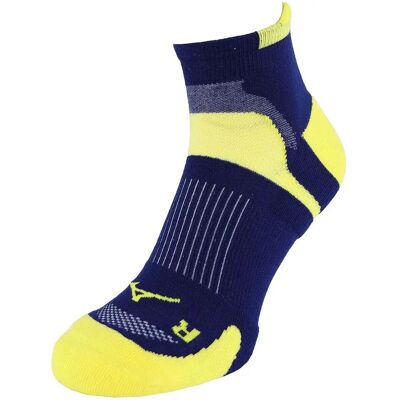 Mizuno DryLite Geel/Navy Hardloop Sokken - Sportkleding Mizuno DryLite Geel/Navy Hardloop Sokken - Sportkleding