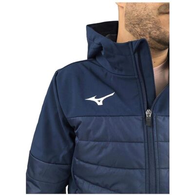 Mizuno Sapporo Hybrid Jacke - Blau - Größe L Mizuno Sapporo Hybrid Jacke - Blau - Größe L