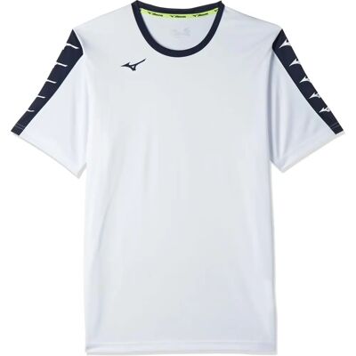 Mizuno Nara Tee - Weiß - Herren - Fitness T-Shirt Mizuno Nara Tee - Weiß - Herren - Fitness T-Shirt