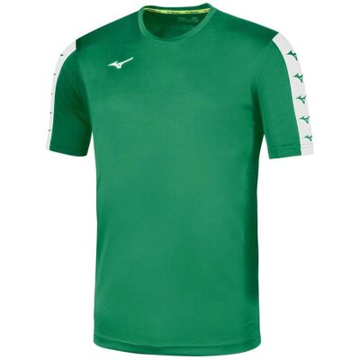 Mizuno Nara Tee Vert Homme - T-shirt - Publicité Mizuno Nara Tee Vert Homme - T-shirt - Publicité