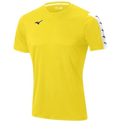 Mizuno Nara Geel Heren Fitness T-Shirt - T-Shirt Mizuno Nara Geel Heren Fitness T-Shirt - T-Shirt