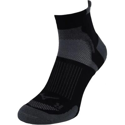 Mizuno DryLite Heren Hardloopsokken Zwart/Donker Grijs - J2GX9A4991 - Hardloopsokken Mizuno DryLite Heren Hardloopsokken Zwart/Donker Grijs - J2GX9A4991 - Hardloopsokken