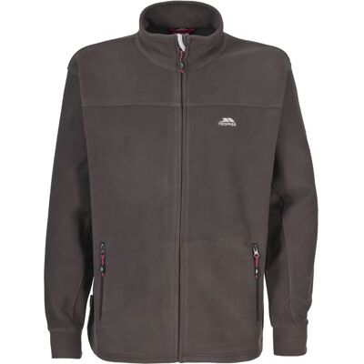 Jaqueta de fleece com zíper completo Khaki da Trespass - Roupa de exterior masculina Jaqueta de fleece com zíper completo Khaki da Trespass - Roupa de exterior masculina