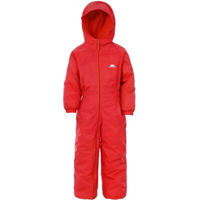 Macacão de chuva acolchoado unissex para crianças Trespass - Vermelho sinal - Tamanho: 7-8 anos Macacão de chuva acolchoado unissex para crianças Trespass - Vermelho sinal - Tamanho: 7-8 anos