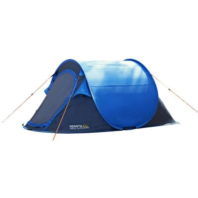 Regatta Great Outdoors Malawi 2 Persoons Pop-up Tent - Blauw Seal Grey - One Size Regatta Great Outdoors Malawi 2 Persoons Pop-up Tent - Blauw Seal Grey - One Size